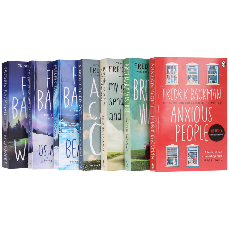 Fredrik Backman 7 Books Collection Set - Fiction - Paperback Fiction Simon & Schuster