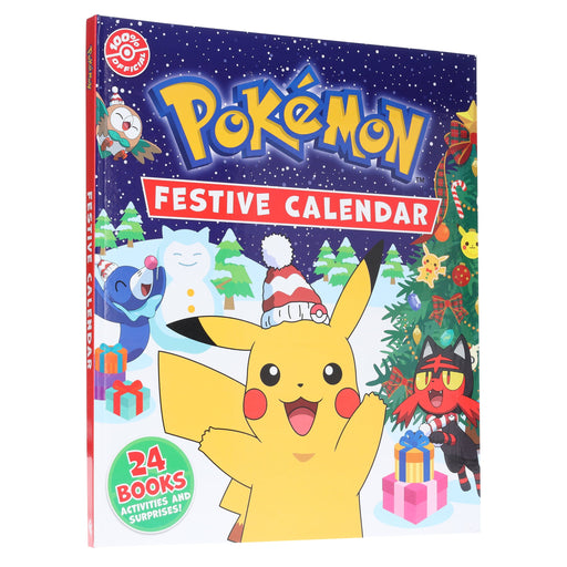 Pokemon: Festive Calendar: A Festive Collection of 24 Books! Activities and Surprises! - Ages 5-10 - Hardback 5-7 Farshore
