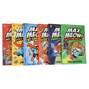 Max Meow Series By John Gallagher: Graphic Novels 6 Books Collection Set - Ages 5-10 - Paperback Graphic Novels Penguin Random House