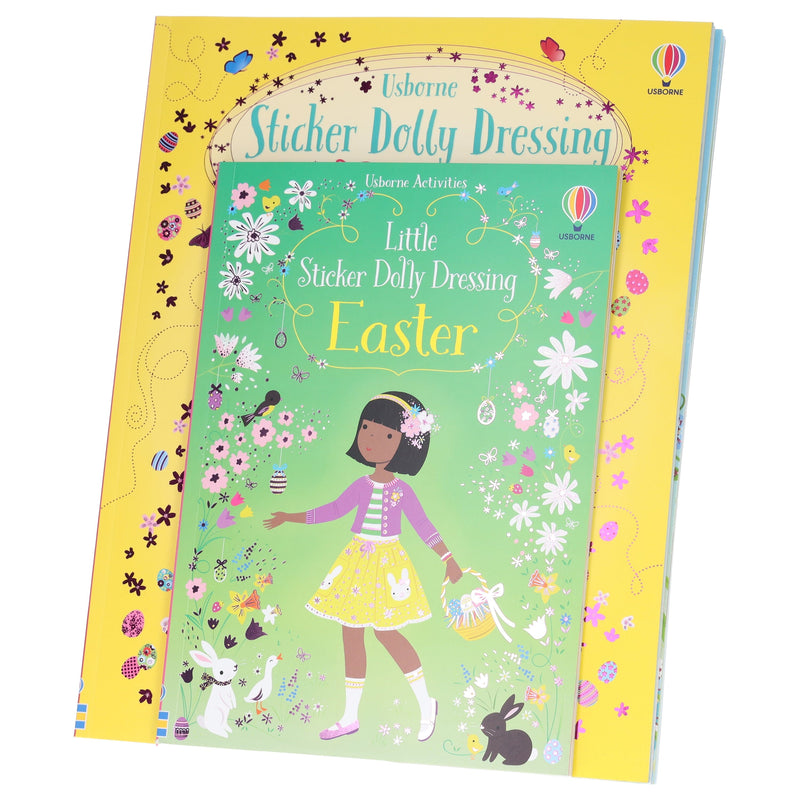 Sticker Dolly Dressing Easter Picture Book Collection by Fiona Watt: illustrated 3 Books Set - Ages 4+ - Paperback Non-Fiction Usborne Publishing Ltd