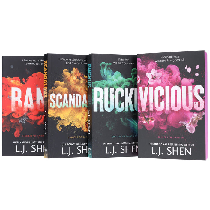 Sinners of Saint Series by L.J. Shen 4 Books Collection Set - Fiction - Paperback Fiction Hachette
