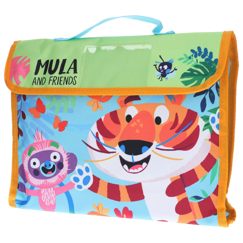 Mula and Friends: Children's Nursery School Hand Bag in Green & Blue Colour - Ages 3+ 0-5 Sweet Cherry Publishing