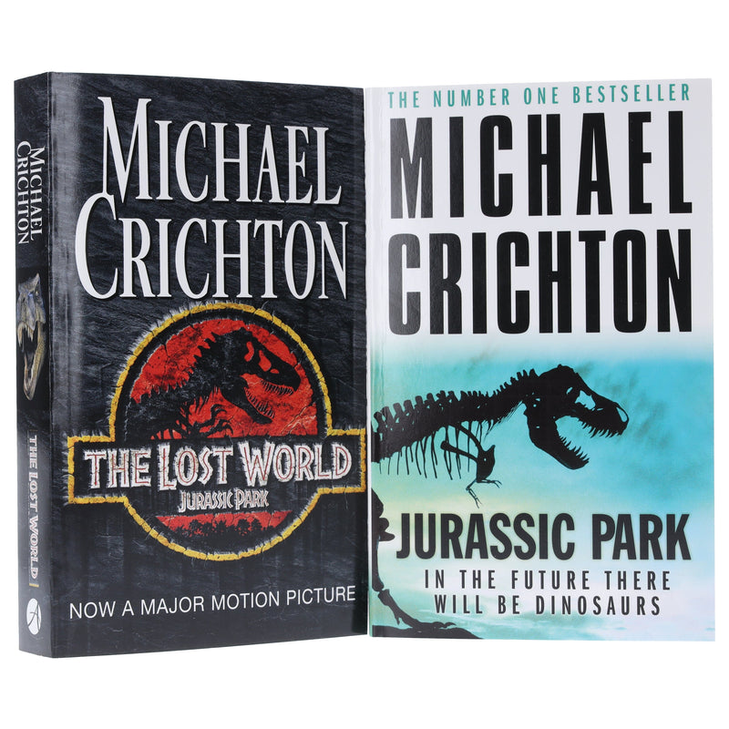 Jurassic Park & The Lost World by Michael Crichton: 2 Books Collection Set - Fiction - Paperback Fiction Penguin Random House