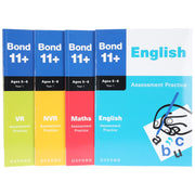 Bond 11+ Assessment Practice Year 1 (Ages 5-6) By Oxford: 4 Books Collection Set - Paperback 5-7 Oxford University Press