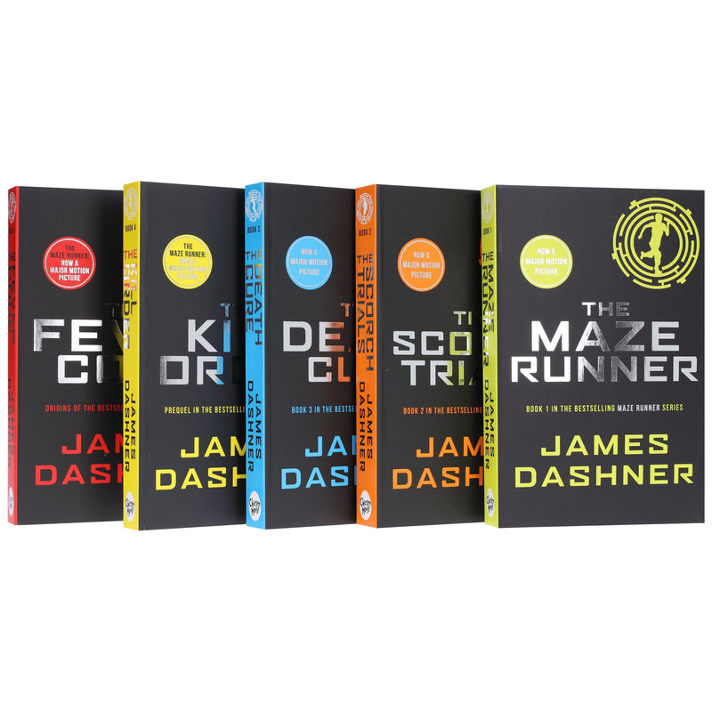 The Maze Runner Series By James Dashner 5 Books Collection Set - Ages 11+ - Paperback Young Adult Scholastic
