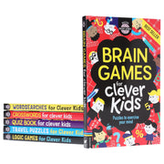 Clever Kids Brain Games By Gareth Moore & Chris Dickason 6 Books Collection Set - Ages 6-12 - Paperback 7-9 Buster Books