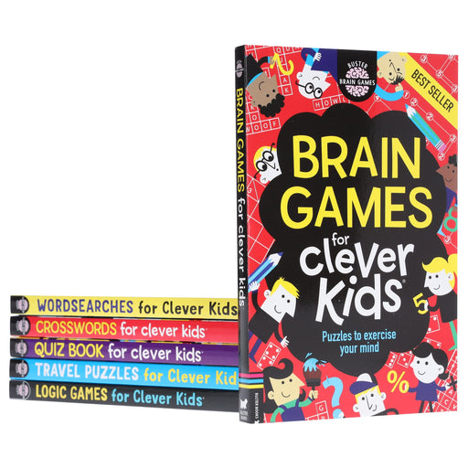 Clever Kids Brain Games By Gareth Moore & Chris Dickason 6 Books Collection Set - Ages 6-12 - Paperback 7-9 Buster Books