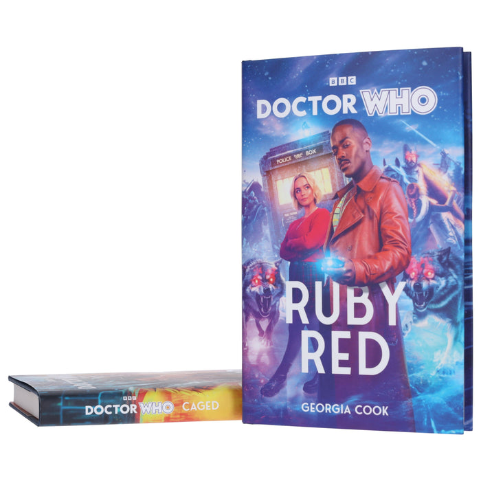 Doctor Who: Ruby Red & Caged By Georgia Cook & Una McCormack 2 Books Collection Set - Ages 16+ - Hardback Fiction Penguin
