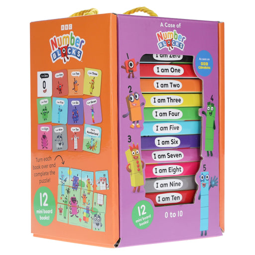 A Case of Numberblocks 12 Mini Books Collection Box Set - Ages 0-5 - Board Book 0-5 Sweet Cherry Publishing