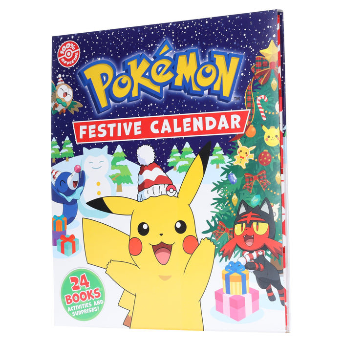 Pokemon: Festive Calendar: A Festive Collection of 24 Books! Activities and Surprises! - Ages 5-10 - Hardback 5-7 Farshore