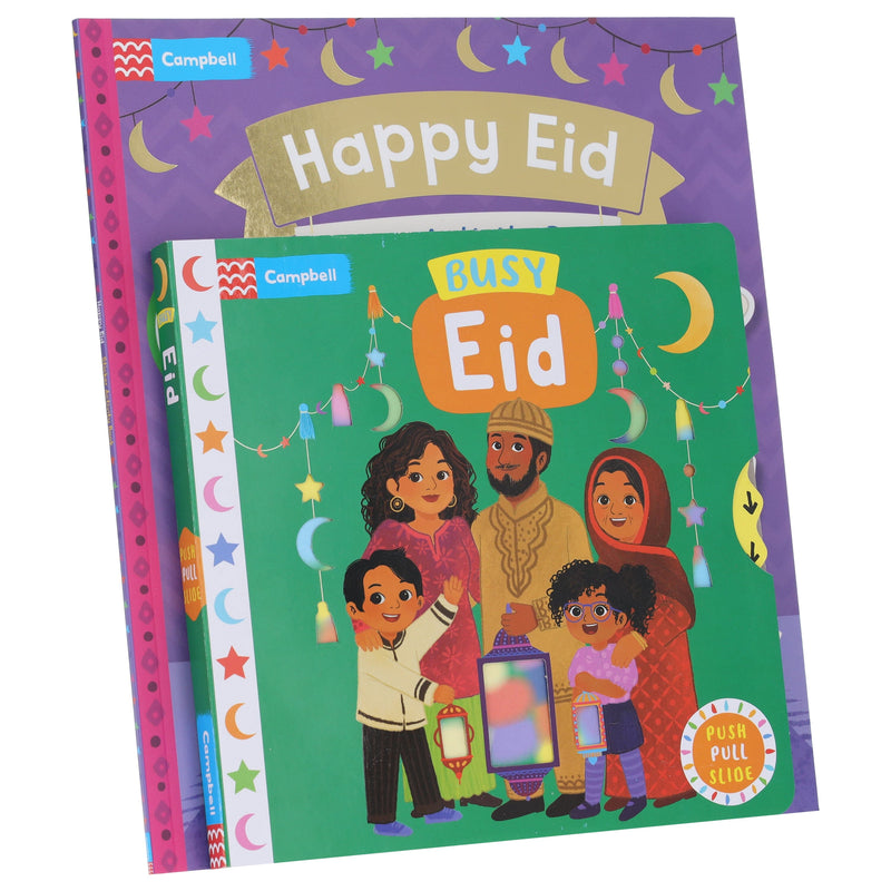 Eid Celebration Collection (Happy Eid & Busy Eid) 2 Books Set - Ages 0-5 - Paperback/Board Book 0-5 Campbell Books