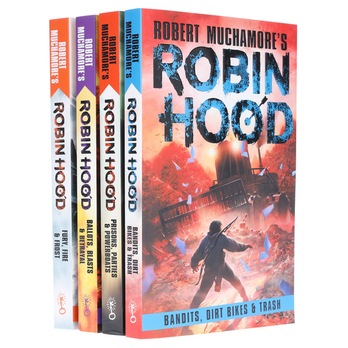 Robin Hood Series (Vol 6-9) by Robert Muchamore 4 Books Collection Set - Ages 12-17 - Paperback Young Adult Bonnier Books Ltd