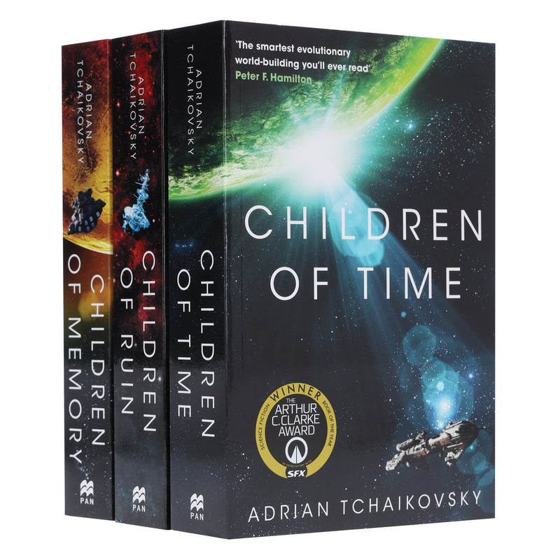 Children of Time Series By Adrian Tchaikovsky 3 Books Collection Set - Fiction - Paperback Fiction Pan Macmillan
