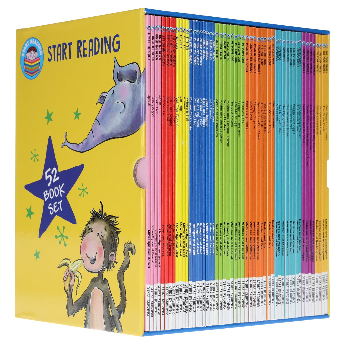 Start Reading 52 Books Collection Box Set Level 1 to 9 - Ages 5-7