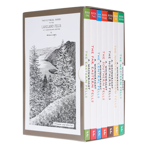 The Pictorial Guides to the Lakeland Fells by Alfred Wainwright: 50th Anniversary Edition 7 Books Box Set - Non-Fiction - Paperback B2D DEALS Frances Lincoln Publishers Ltd