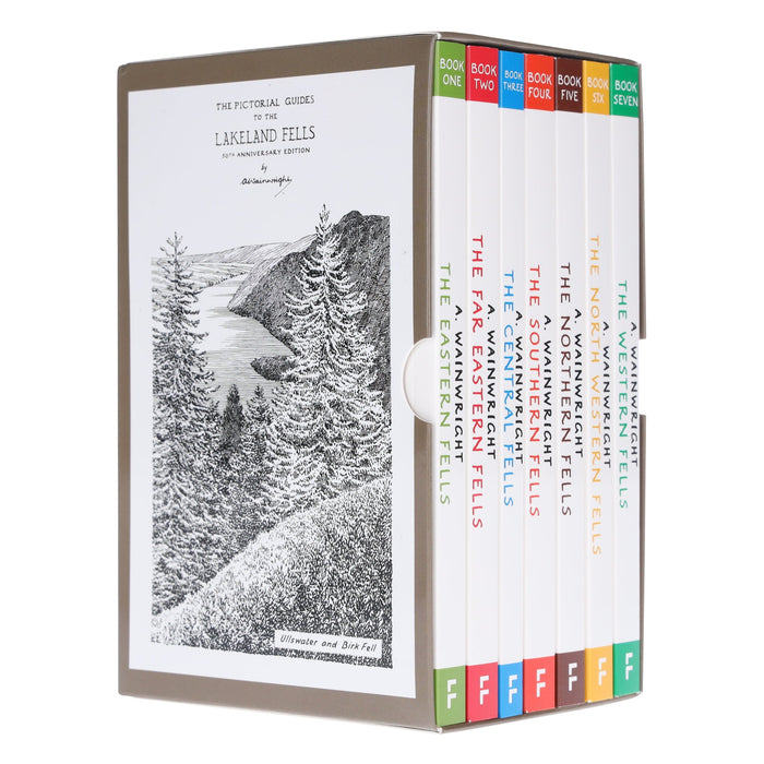 The Pictorial Guides to the Lakeland Fells by Alfred Wainwright: 50th Anniversary Edition 7 Books Box Set - Non-Fiction - Paperback B2D DEALS Frances Lincoln Publishers Ltd