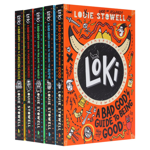 Loki: A Bad God’s Guide Series by Louie Stowell 5 Books Collection Set - Ages 9-12 - Paperback 9-14 Walker Books Ltd