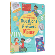Usborne: Lift-The-Flap Questions and Answers about Money by Lara Bryan - Ages 6+ - Board Book 5-7 Usborne Publishing Ltd