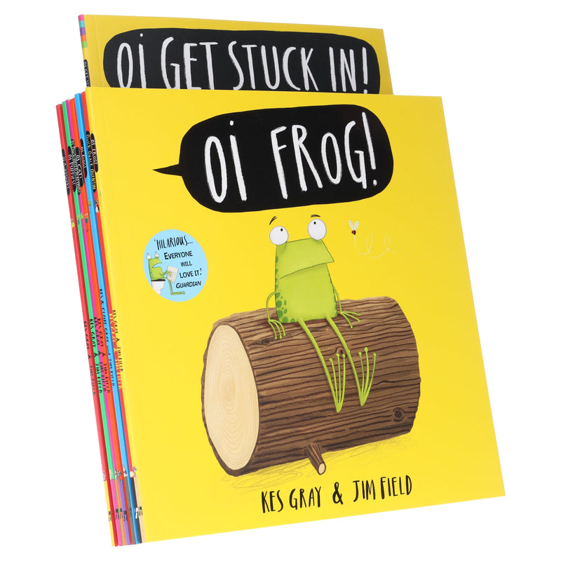 Oi Frog and Friends Series By Kes Gray Illustrated 8 Picture Books Collection Set - Ages 2-6 - Paperback 0-5 Hachette UK