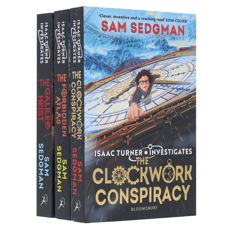 Isaac Turner Investigates Series by Sam Sedgman 3 Books Collection Set - Ages 9-12 - Paperback Fiction Bloomsbury Publishing
