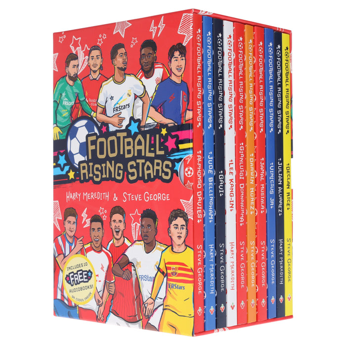Football Rising Stars Series 2: by Harry Meredith & Steve George 10 Books Collection Box Set - Ages 7-9 - Paperback 7-9 Sweet Cherry Publishing