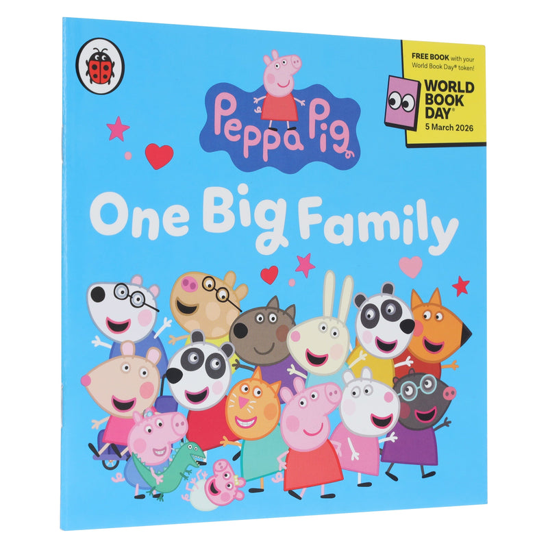 Peppa Pig: One Big Family: A World Book Day 2026 Mini Book - Ages 3-6 - Paperback 3-5 Penguin Random House