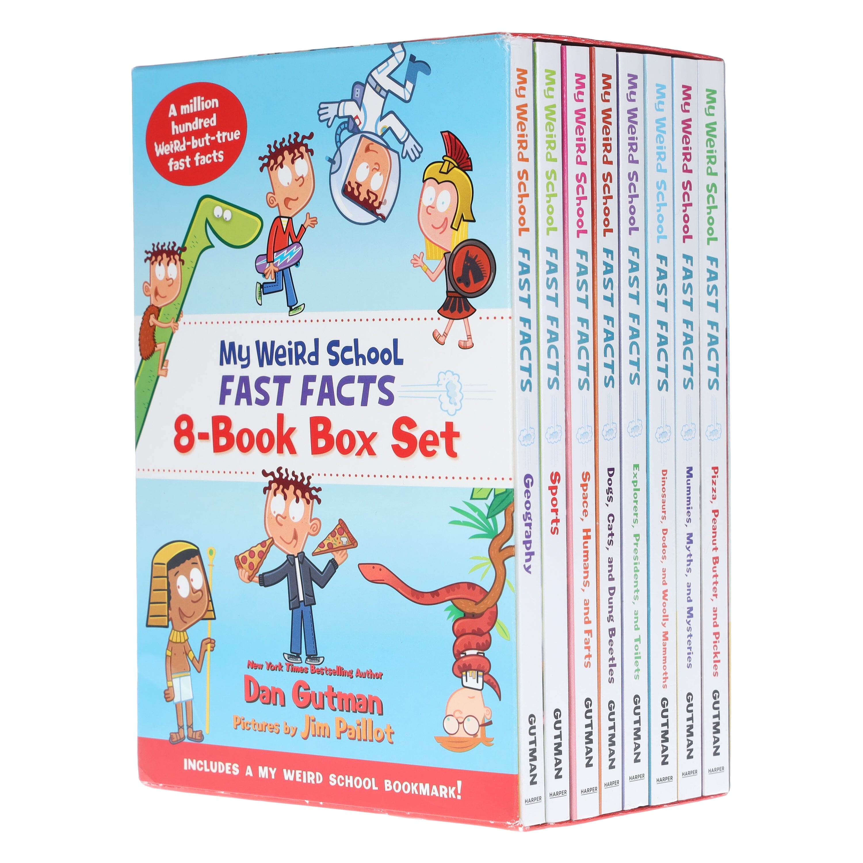 My Weird School Fast Facts By Dan Gutman: 8 Books Collection Box