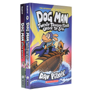 Dog Man Series by Dav Pilkey (Book No. 11 & 12) Collection 2 Books Set- Ages 6-12 - Hardback Graphic Novels Scholastic
