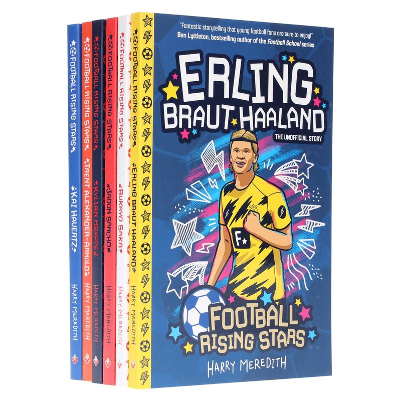 Football Rising Stars By Harry Meredith 6 Books Collection Set - Ages 7-9 - Paperback 7-9 Sweet Cherry Publishing