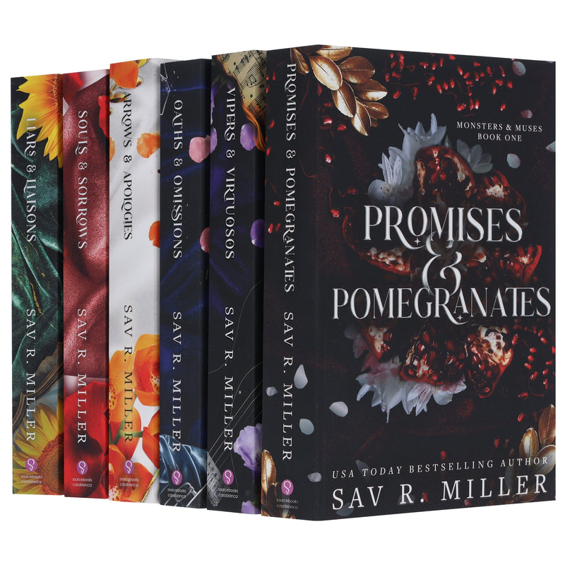Monsters & Muses Series by Sav R. Miller 6 Books Deluxe Edition Collection Set - Fiction - Paperback Fiction Sourcebooks