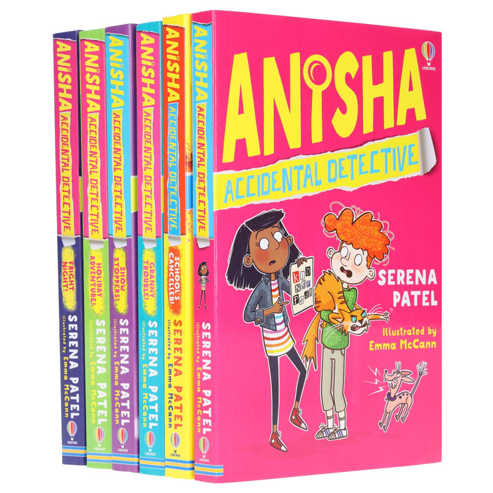 Anisha Accidental Detective Series By Serena Patel 6 Books Collection Set - Ages 7-11 - Paperback 7-9 Usborne Publishing Ltd