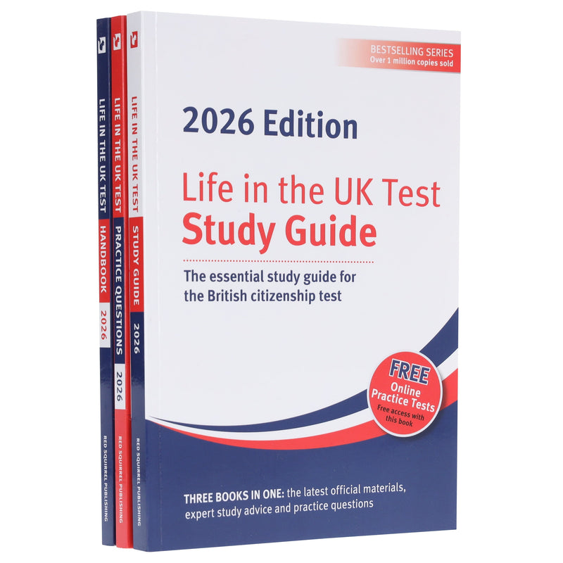 Life in the UK Test 2026 By Henry Dillon and Alastair Smith 3 Books Collection Set - Non Fiction - Paperback Non-Fiction Red Squirrel Publishing