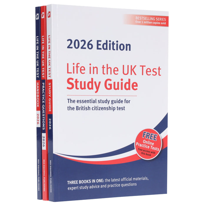 Life in the UK Test 2026 By Henry Dillon and Alastair Smith 3 Books Collection Set - Non Fiction - Paperback Non-Fiction Red Squirrel Publishing