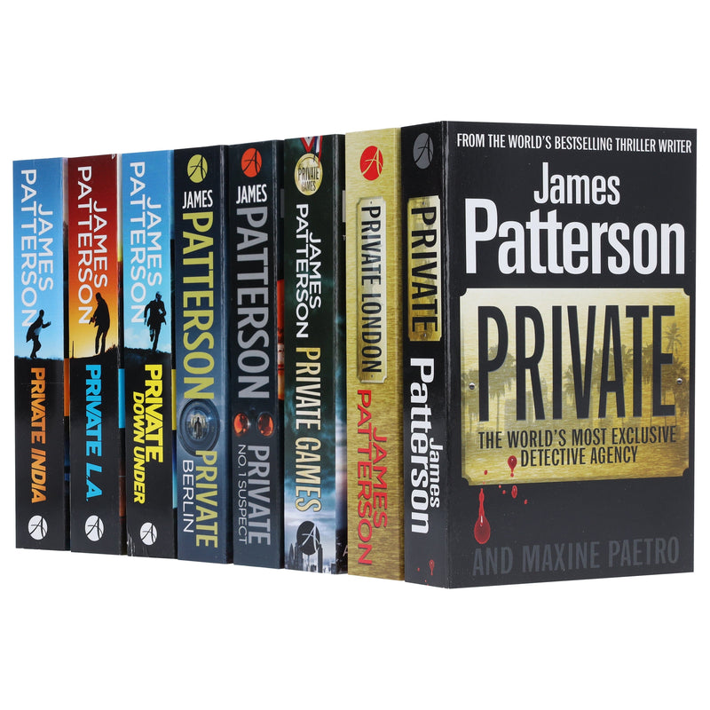 Private Series (Books 1-8) by James Patterson 8 Books Collection Set - Fiction - Paperback Fiction Penguin Random House