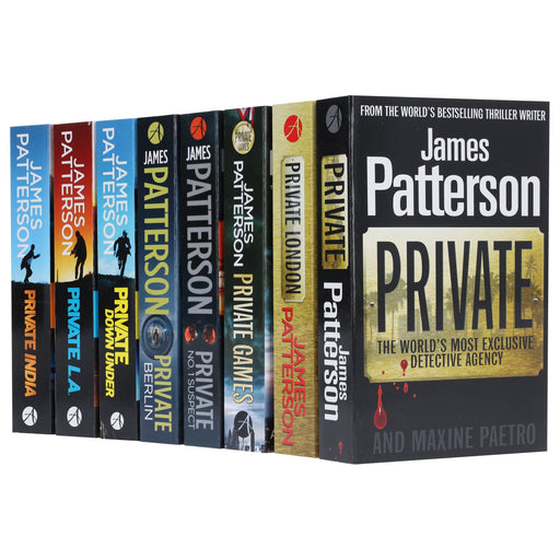 Private Series (Books 1-8) by James Patterson 8 Books Collection Set - Fiction - Paperback Fiction Penguin Random House