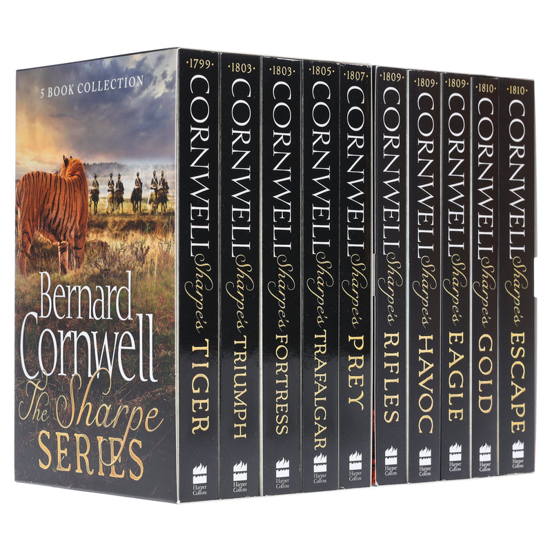 Sharpe by Bernard Cornwell 10 Books Collection Set - Fiction - Paperback Fiction HarperCollins Publishers