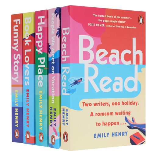 Beach Read Collection By Emily Henry: 5 Books Set - Fiction - Paperback Fiction Penguin Random House