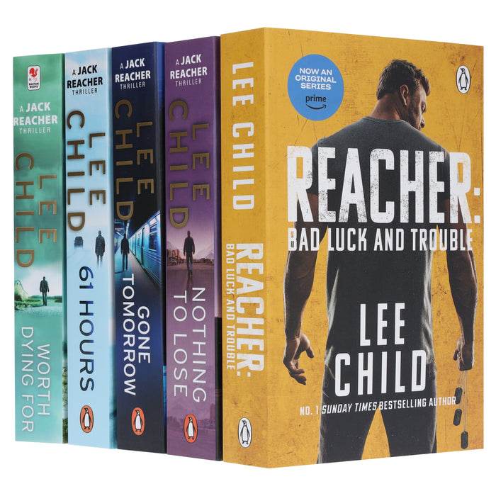 Jack Reacher by Lee Child: Books 11-15 Collection Set - Fiction - Paperback Fiction Penguin Random House
