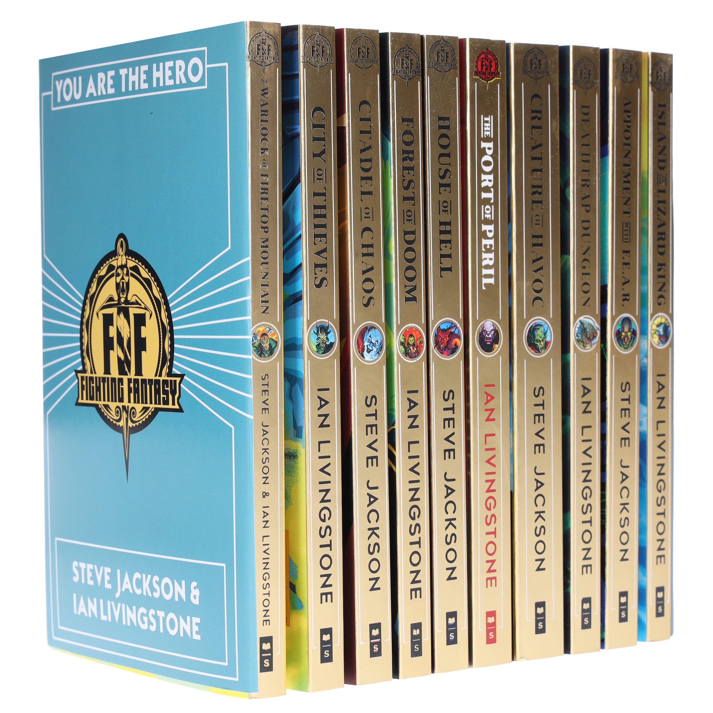 Fighting Fantasy Series 1 & 2 By Steve Jackson & Ian Livingstone