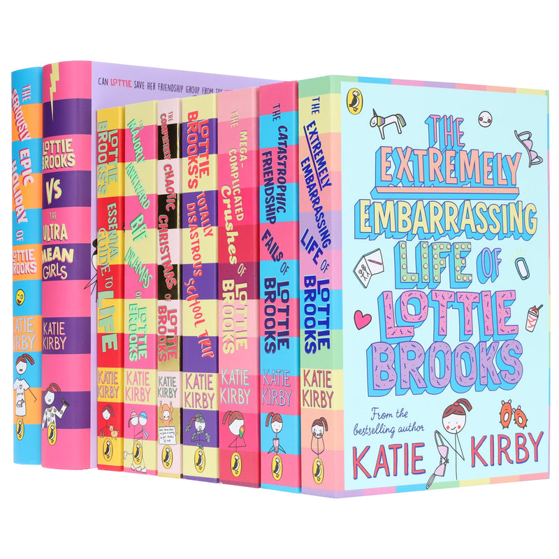 Lottie Brooks Series By Katie Kirby 9 Books Collection Set - Ages 9-12 - Paperback/Hardback 9-14 Penguin Random House
