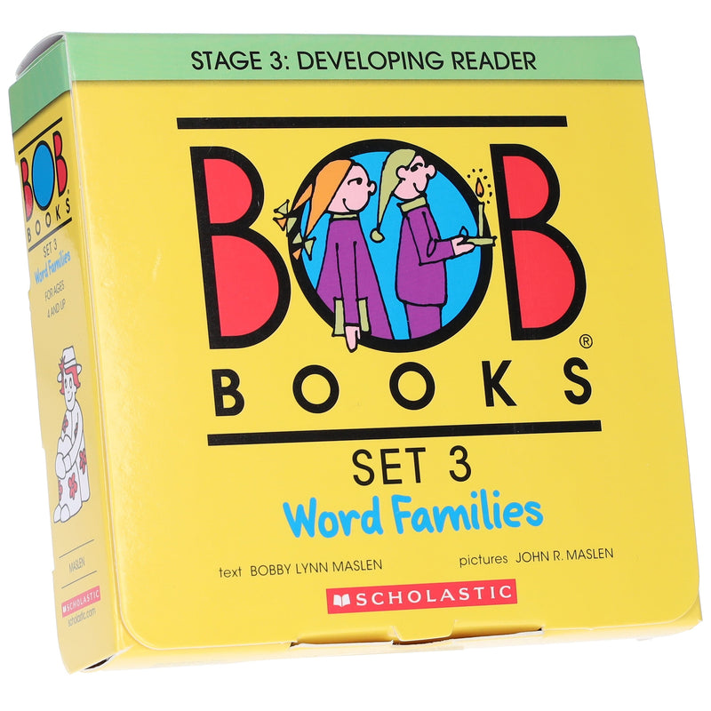 Bob Books Set 3: Word Families (Stage 3: Developing Reader) 10 Books Collection Set - Ages 4+ - Paperback 0-5 Scholastic