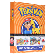 Pokemon Epic Battle Collection (Includes 3 Books, A Poster, A Door Hanger & A Poké Ball Craft) by Pokemon - Ages 6-8 7-9 HarperCollins Publishers