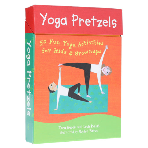 Yoga Pretzels: 50 Fun Yoga Activities for Kids and Grownups by Tara Guber & Leah Kalish - Ages 4+ - Yoga Cards 3-5 Barefoot Books Ltd