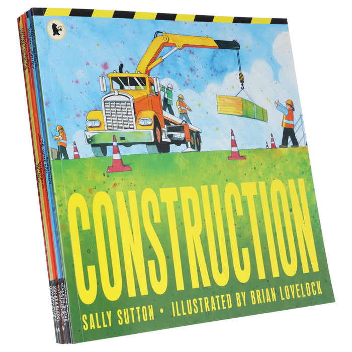 The Construction Crew Series By Sally Sutton Illustrated 8 Picture Books Collection Set - Ages 2-6 - Paperback 0-5 Walker Books Ltd