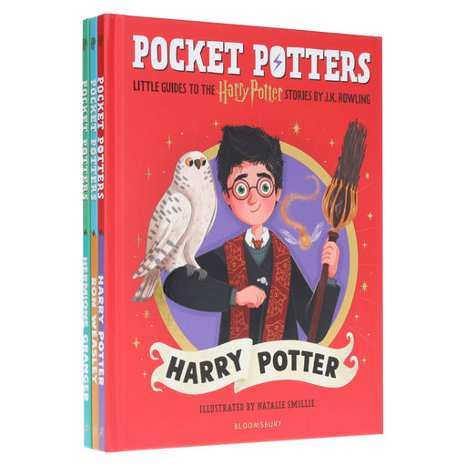 Harry Potter: Pocket Potters by J.K. Rowling Illustrated 3 Books Collection Set - Ages 7+ - Hardback 7-9 Bloomsbury Publishing