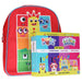 Numberblocks And Alphablocks Wipe Clean 4 Books & Numberblocks Red Backpack - Ages 1-7 - Board Book 5-7 Sweet Cherry Publishing