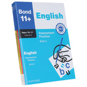 Bond 11+ Assessment Practice Papers for Year 5-6 (Book 2) 4 Books Set - Ages 10-11+ - Paperback 9-14 OUP Oxford