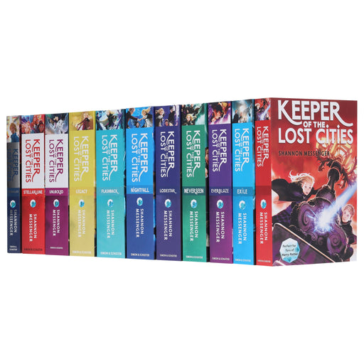 Keeper of the Lost Cities by Shannon Messenger 11 Books Collection Set - Ages 8+ - Paperback 9-14 Simon & Schuster Ltd