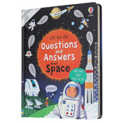 Usborne: Lift-the-Flap Questions and Answers About Space by Katie Daynes - Ages 5+ - Board Book 5-7 Usborne Publishing Ltd