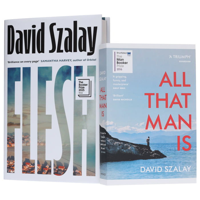 David Szalay Collection (All That Man Is & Flesh) 2 Books Set - Fiction - Paperback/Hardback Fiction Penguin Random House